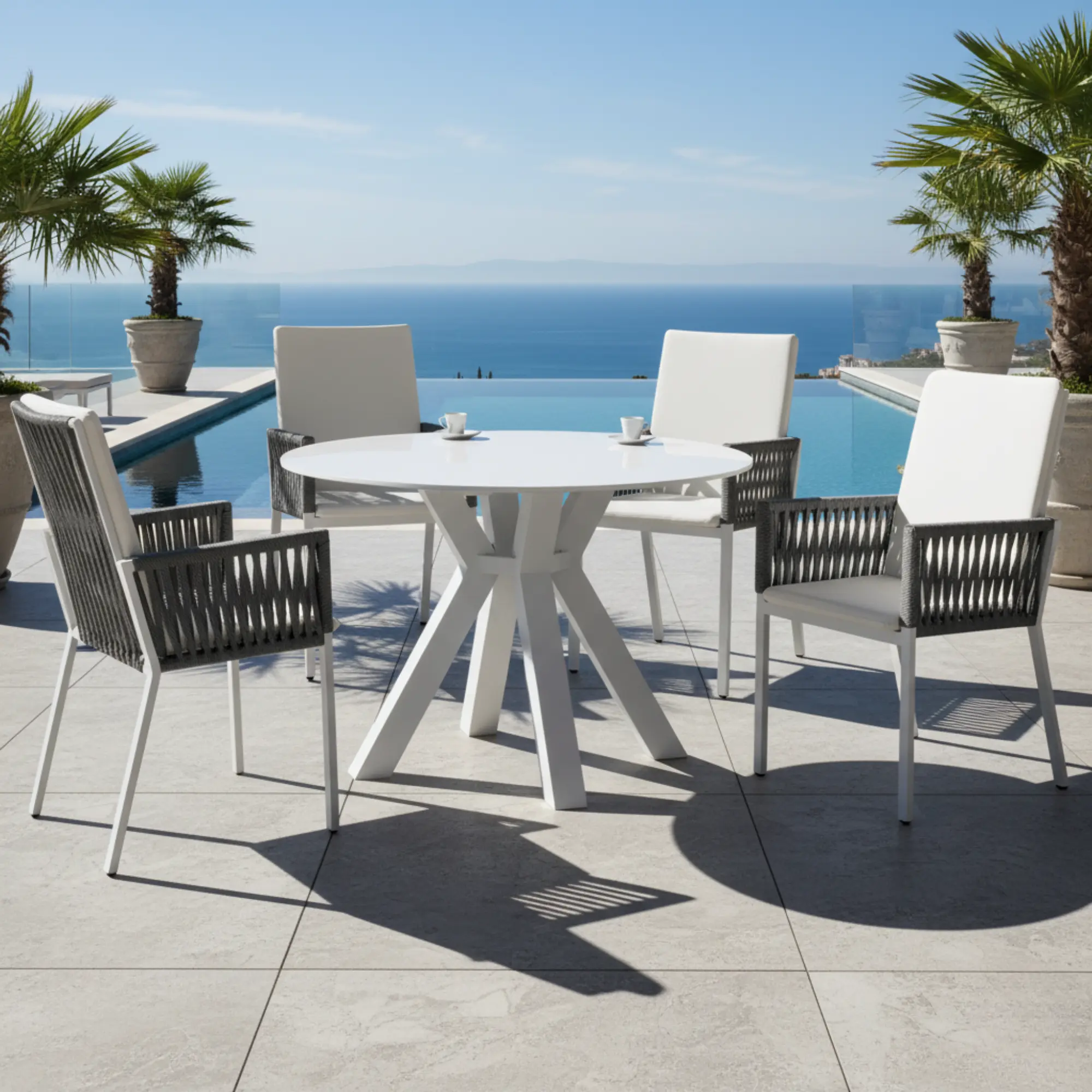 Mesa de terraza redonda Valonia 120