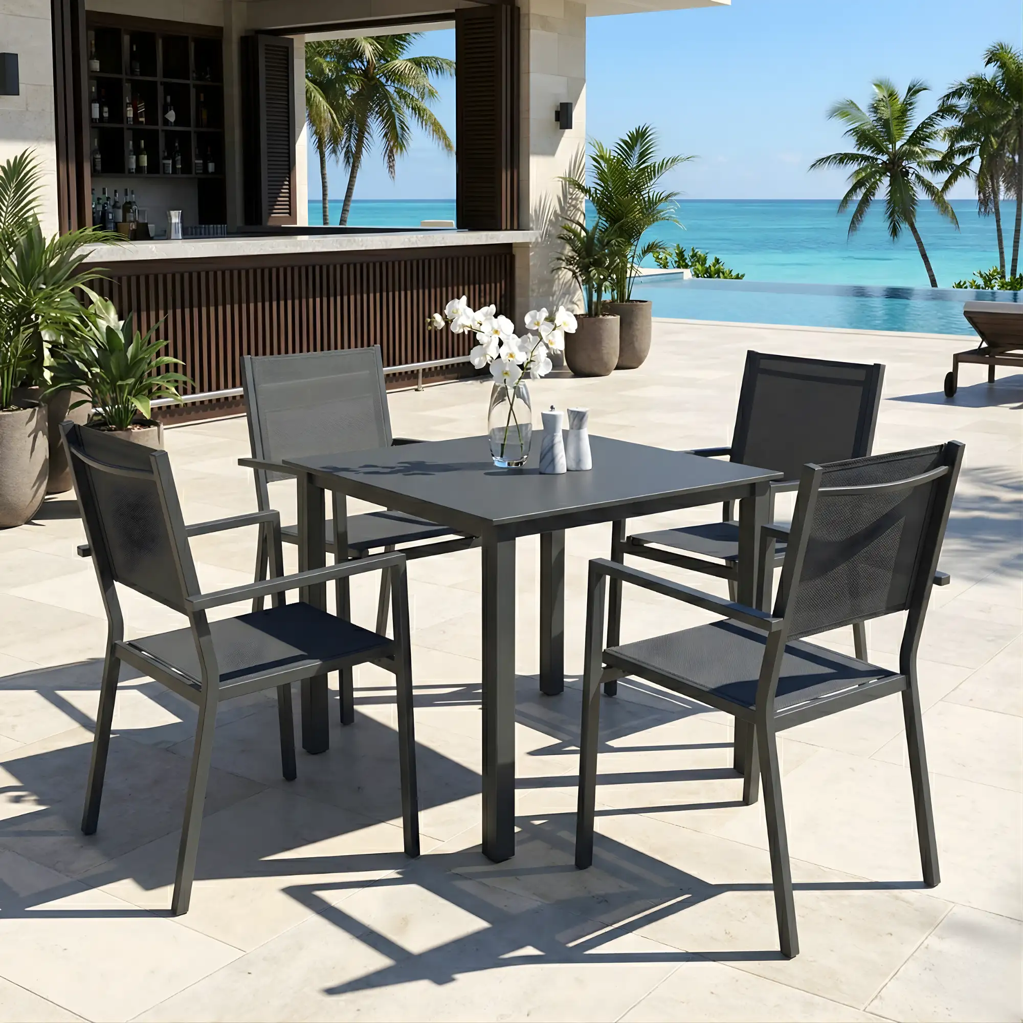 Mesa de Terraza para Hostelería Margot 80 HPL