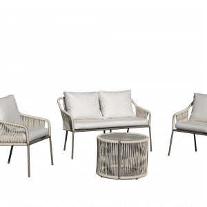 Conjunto de Muebles de Exterior 4 Piezas Jasmyn-7