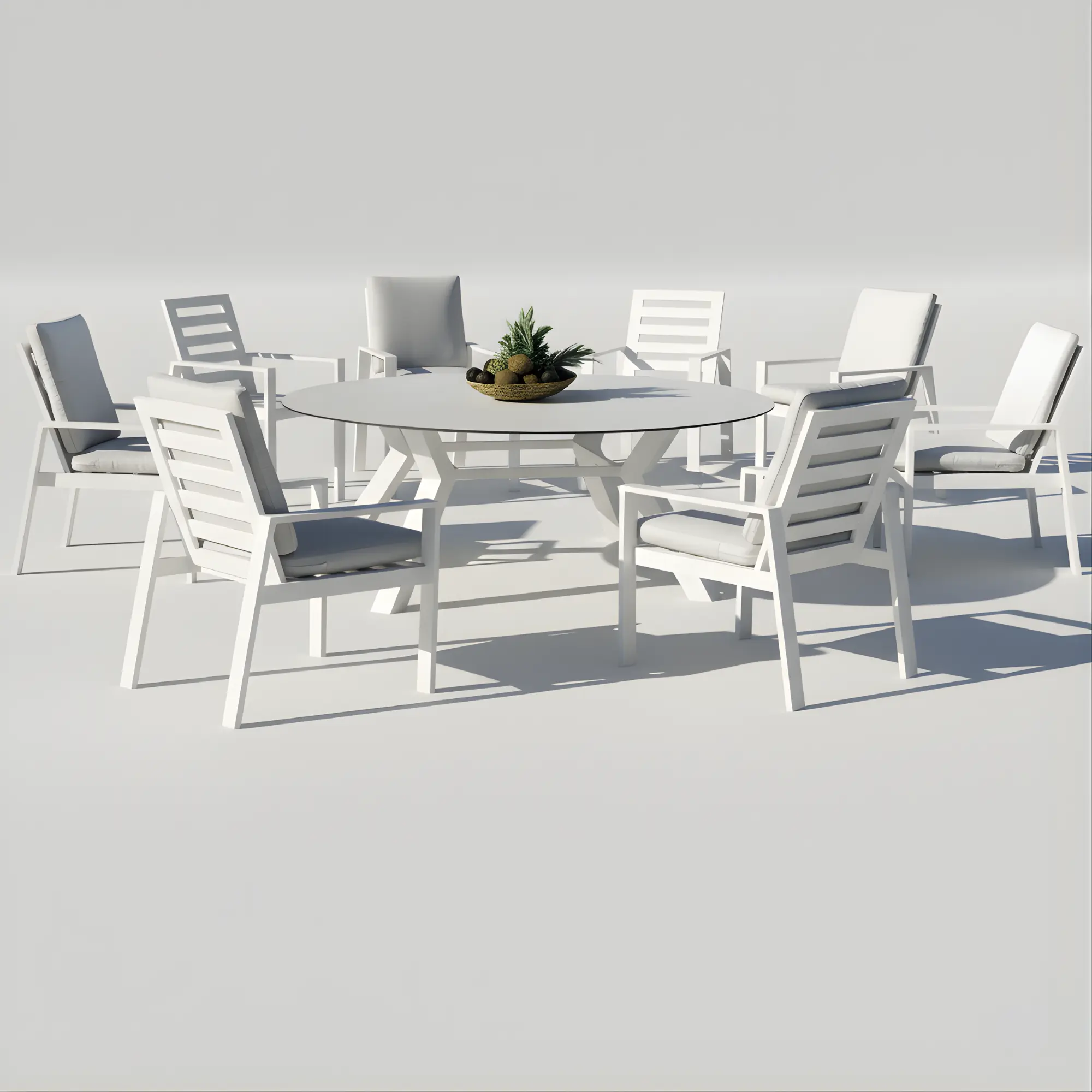 Mesa redonda para exterior Sumatra 180