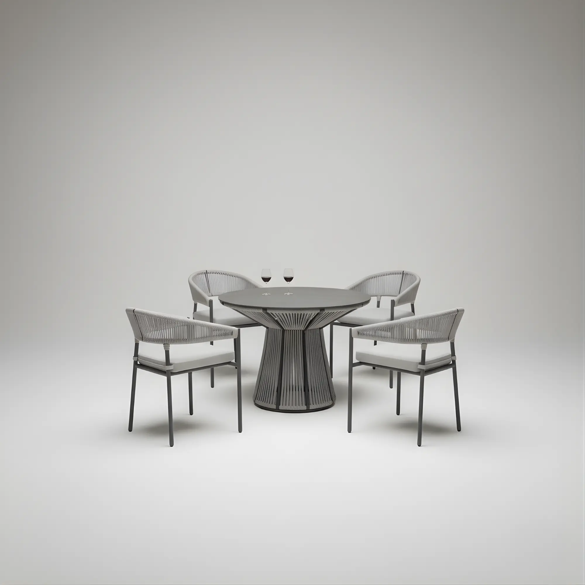 Mesa de jardín de cuerda Rodhos 120