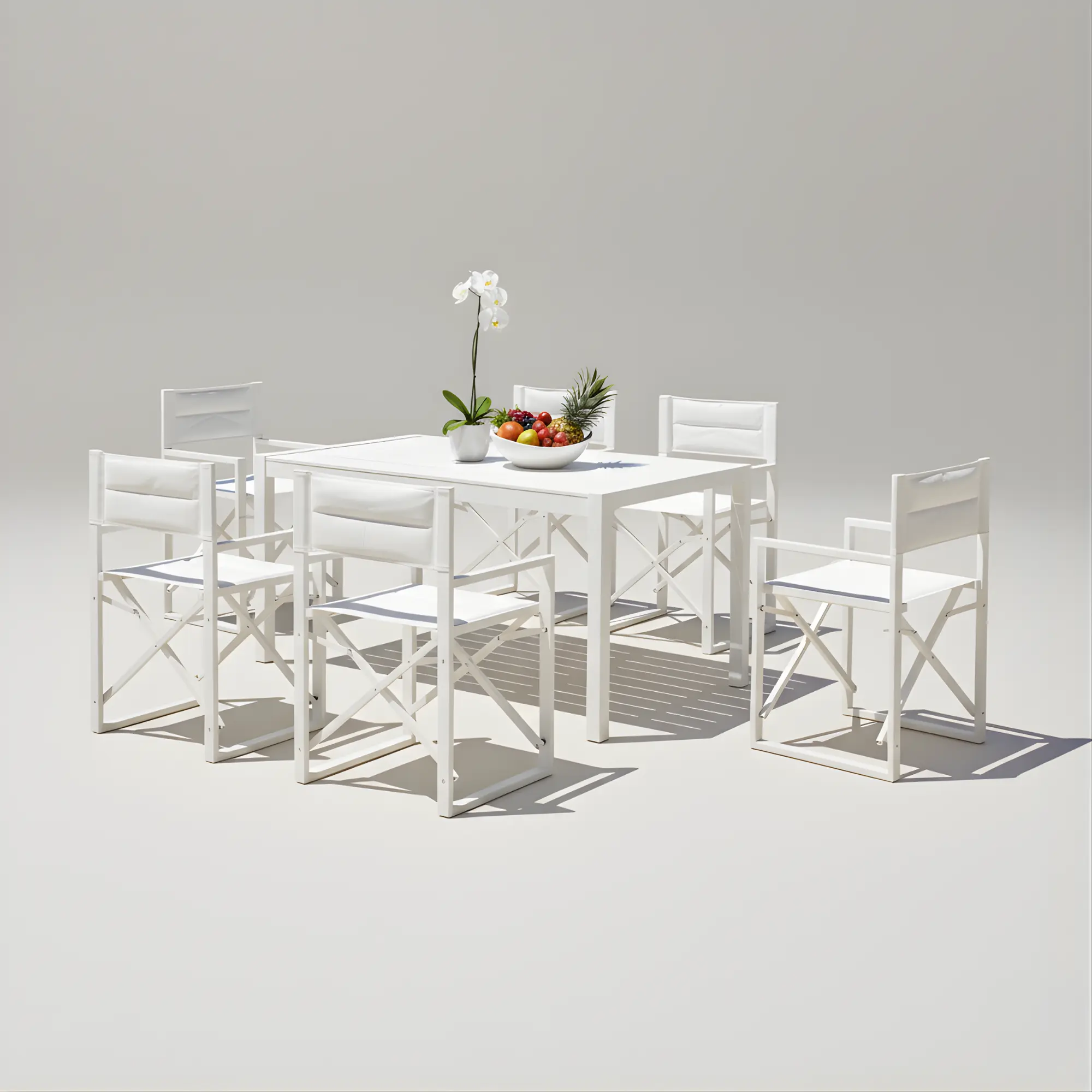 Mesa para terraza de aluminio Palma 150