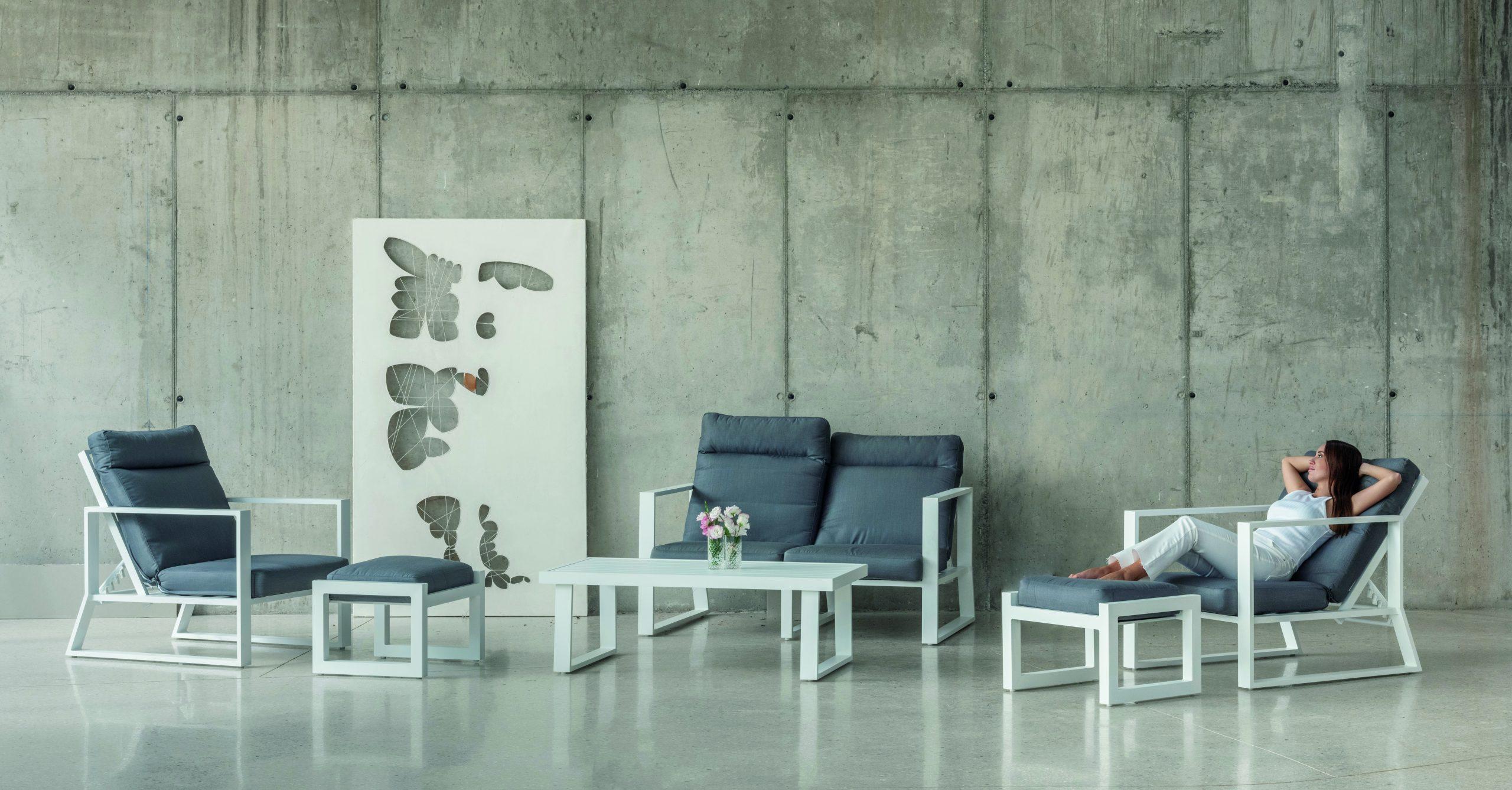 set de aluminio reclinable