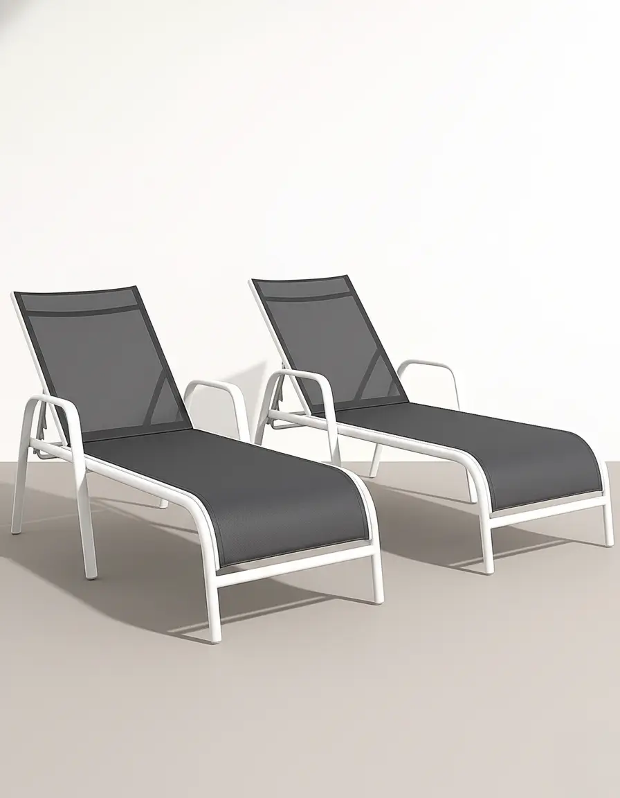 Lote de tumbonas HORLEN 2 uds