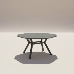 Mesa de exterior de aluminio Brasilia 150