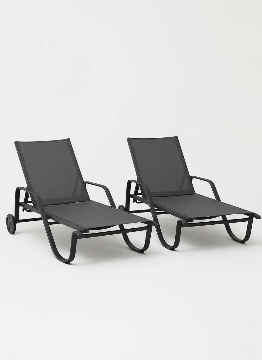 Lote de 2 tumbonas MARINA