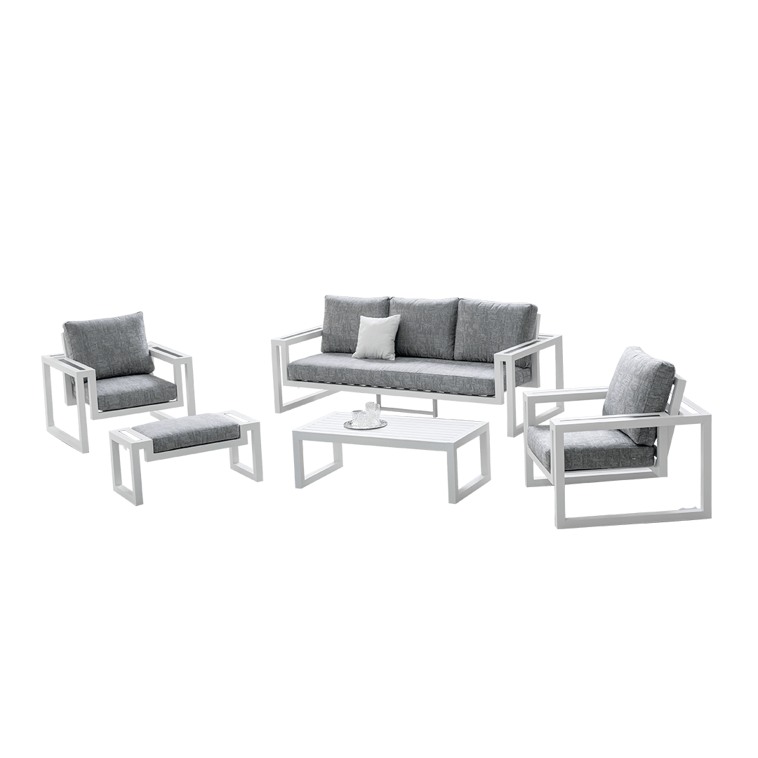 Conjunto de Sofá de Jardín Llaker-8