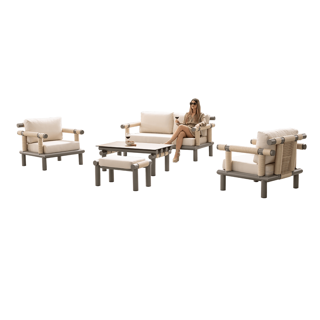 Conjunto de Sofá de Jardín Nusa-7