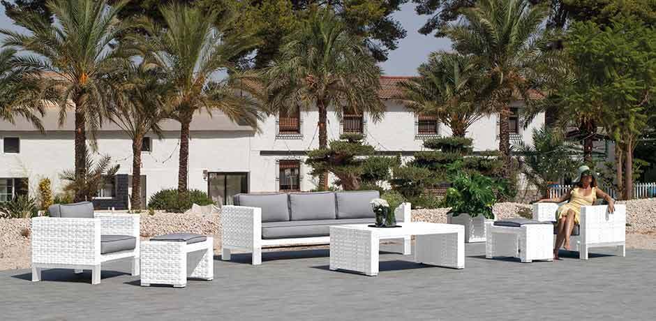 Fábrica muebles de ratán para jardín​