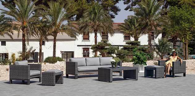 Fábrica muebles de ratán para jardín​