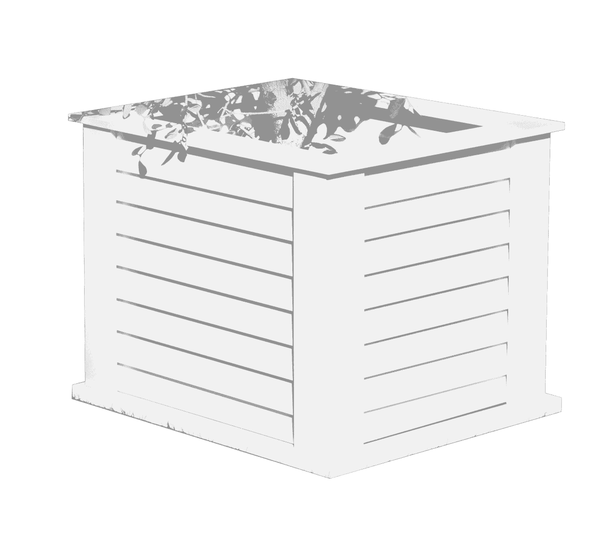 Macetero para jardín