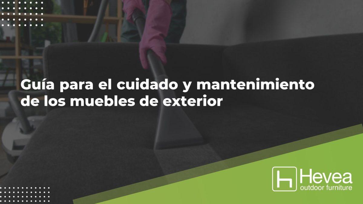 mantenimiento muebles de exterior