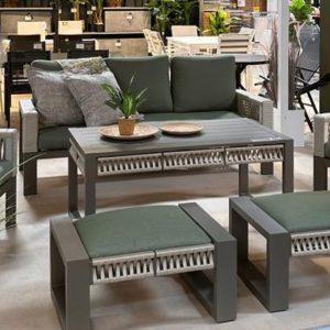 muebles de jardín de cuerda