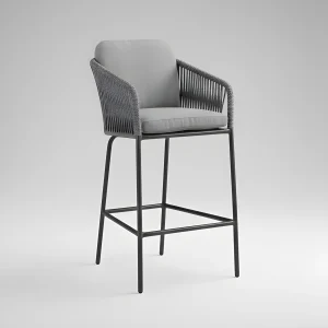 Taburete Alto de Bar con Cuerda Tulip-5