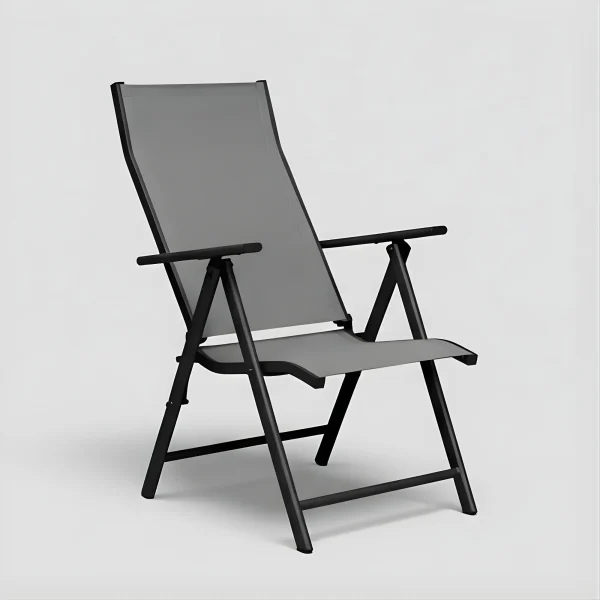 Silla de aluminio reclinable Saporo