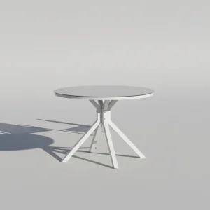 Mesa de jardín de aluminio redonda Giglio 120