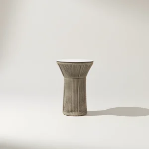 Mesa redonda de cuerda pequeña Rodhos 60