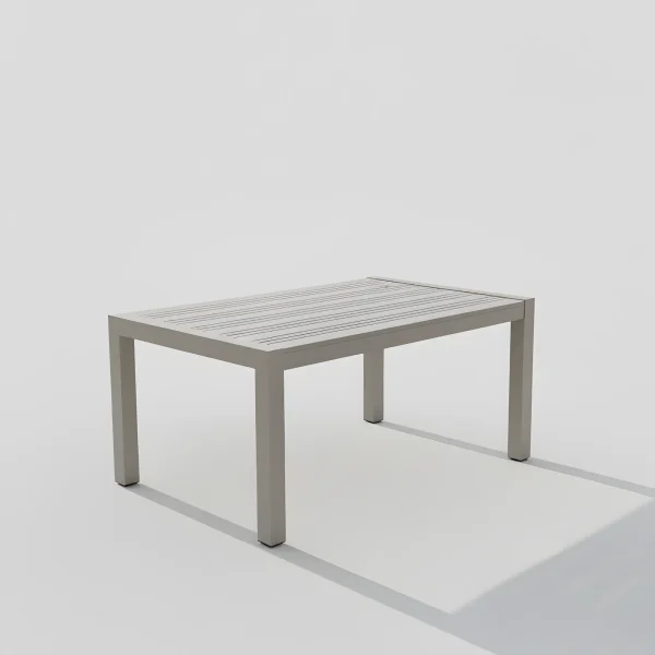 Mesa rectangular de aluminio Paola 180
