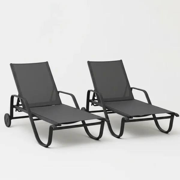 Lote de 2 tumbonas MARINA