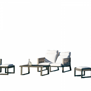 Conjunto de Jardín de Cuerda Bolonia 850 Reclinable