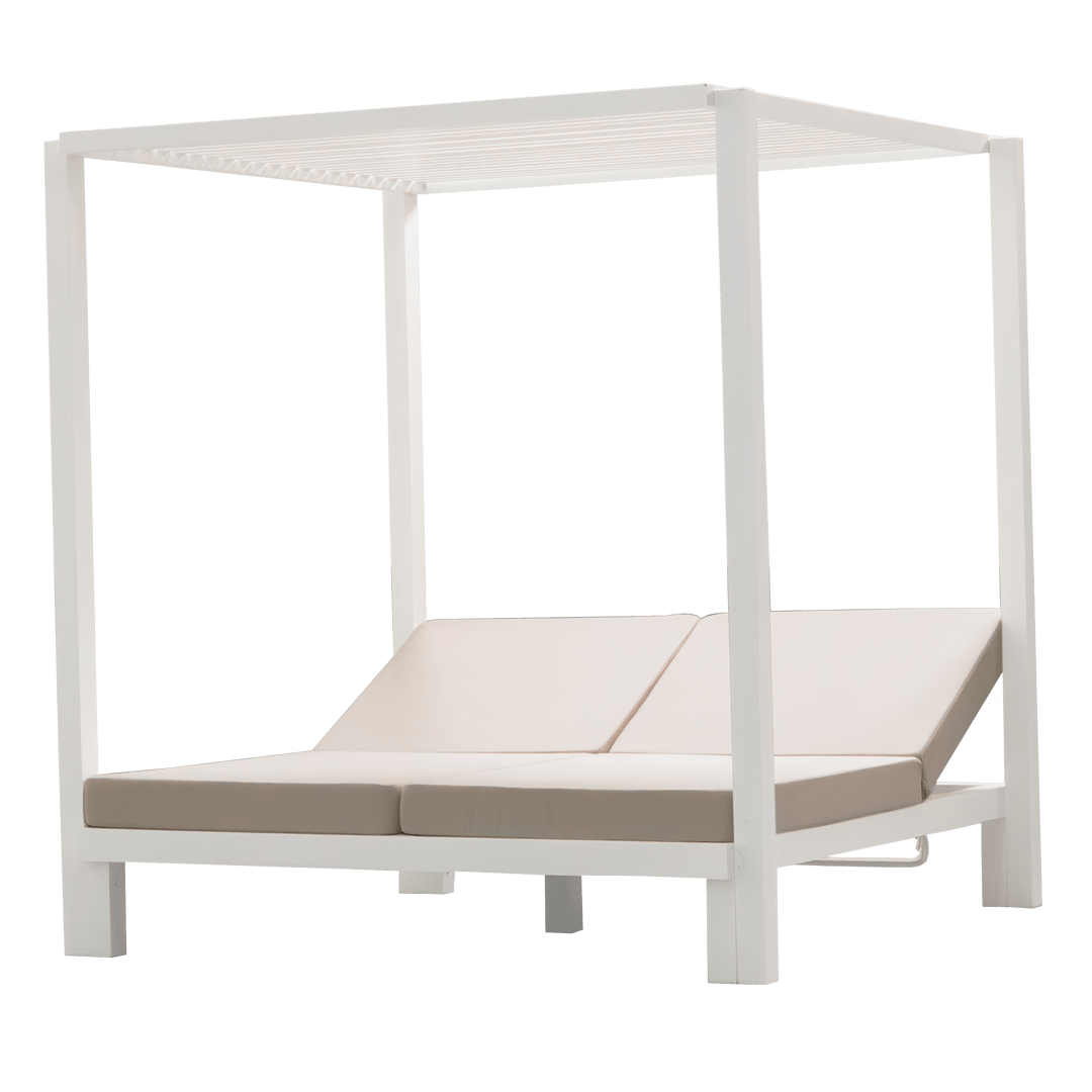 Cama Balinesa con techo de lamas Oxaca-80