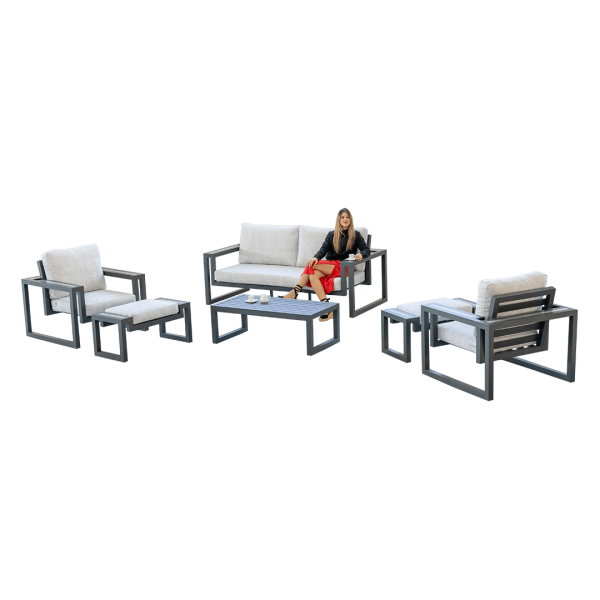 Conjunto de Sofá de Exterior Llaker-7