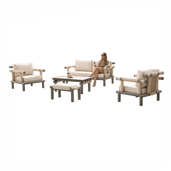 Conjunto de Sofá de Jardín Nusa-7