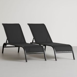 Pack de 2 tumbonas BRESCIA