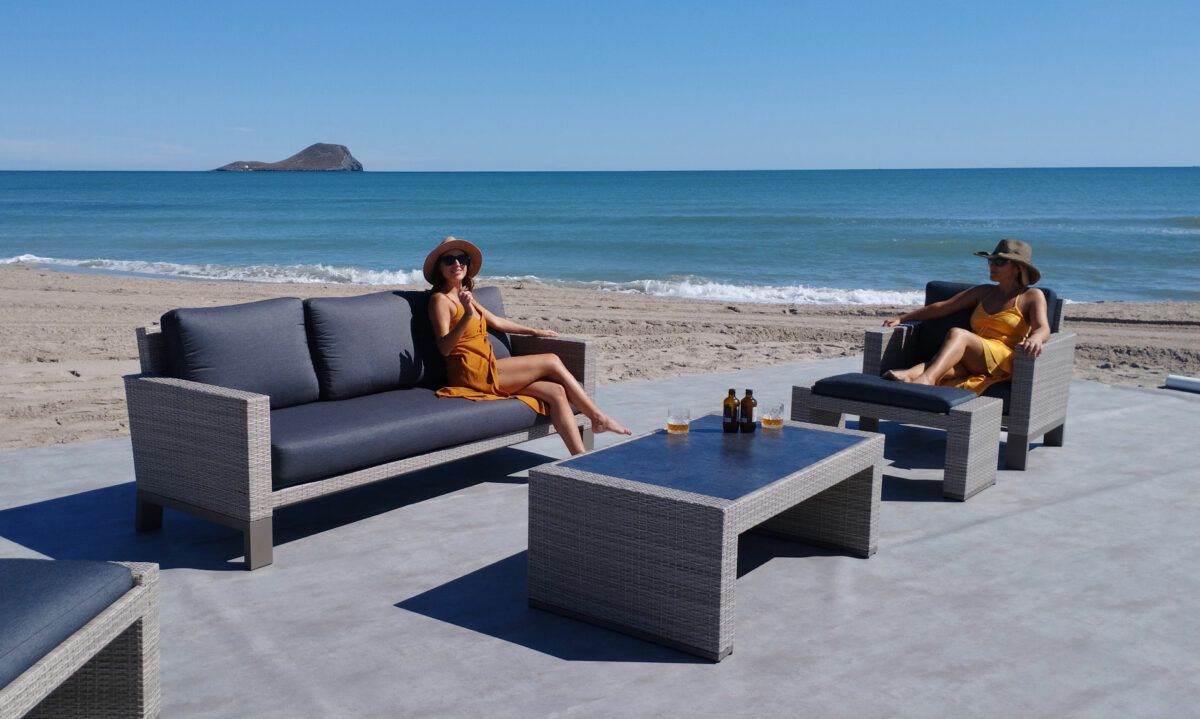 Fábrica muebles de ratán para jardín