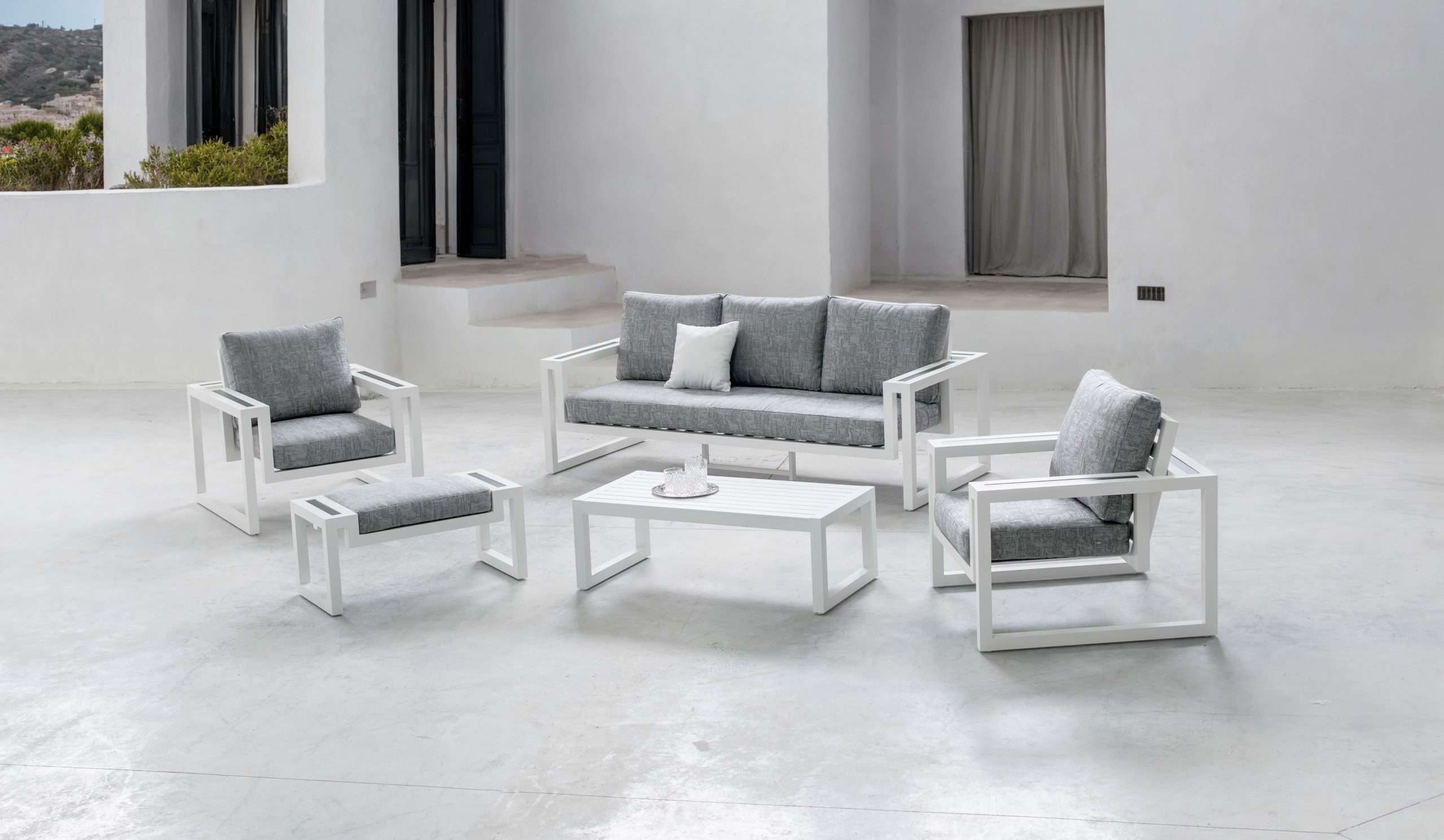 Conjunto de Sofá de Jardín Llaker-8 - Imagen 2