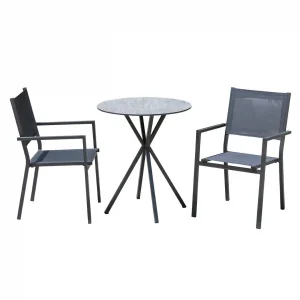 Mesa y 2 sillas para terraza de bar