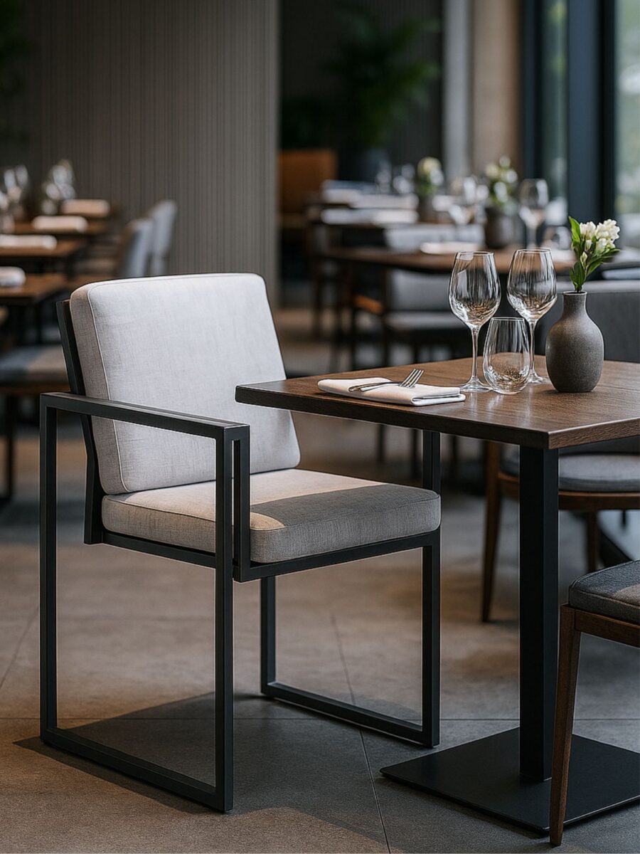 sillas para hostelería fabricadas en España, certificadas e ignífugas