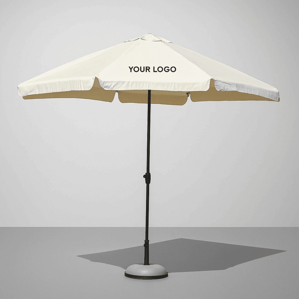 sombrillas personalizadas con logo